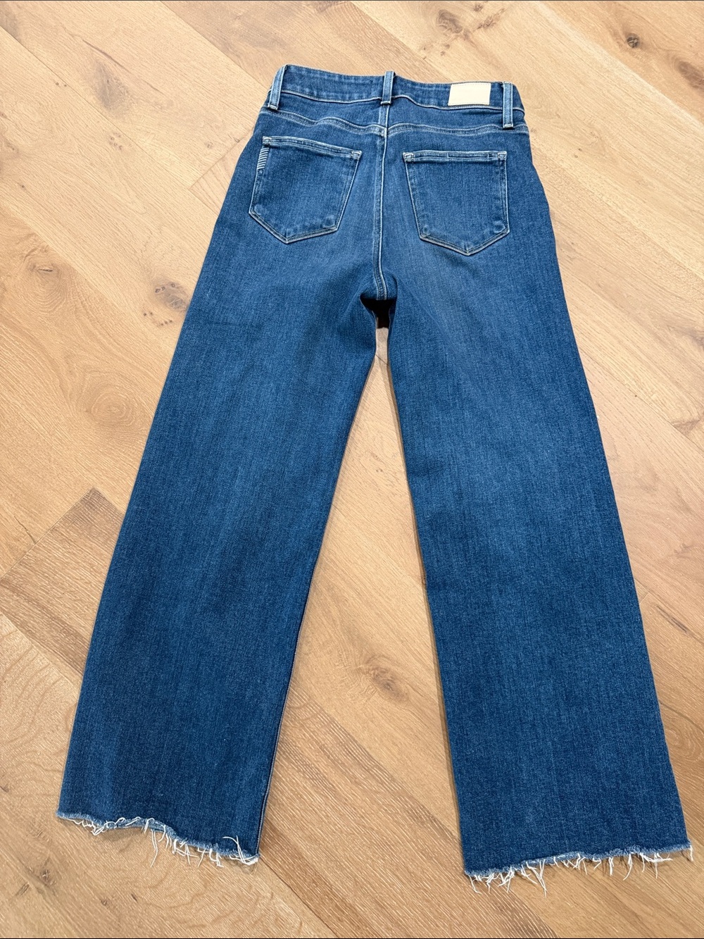 PAIGE Anessa 31" Wide Leg Jeans- Arpeggio Frayed Hem - Picture 2 of 10